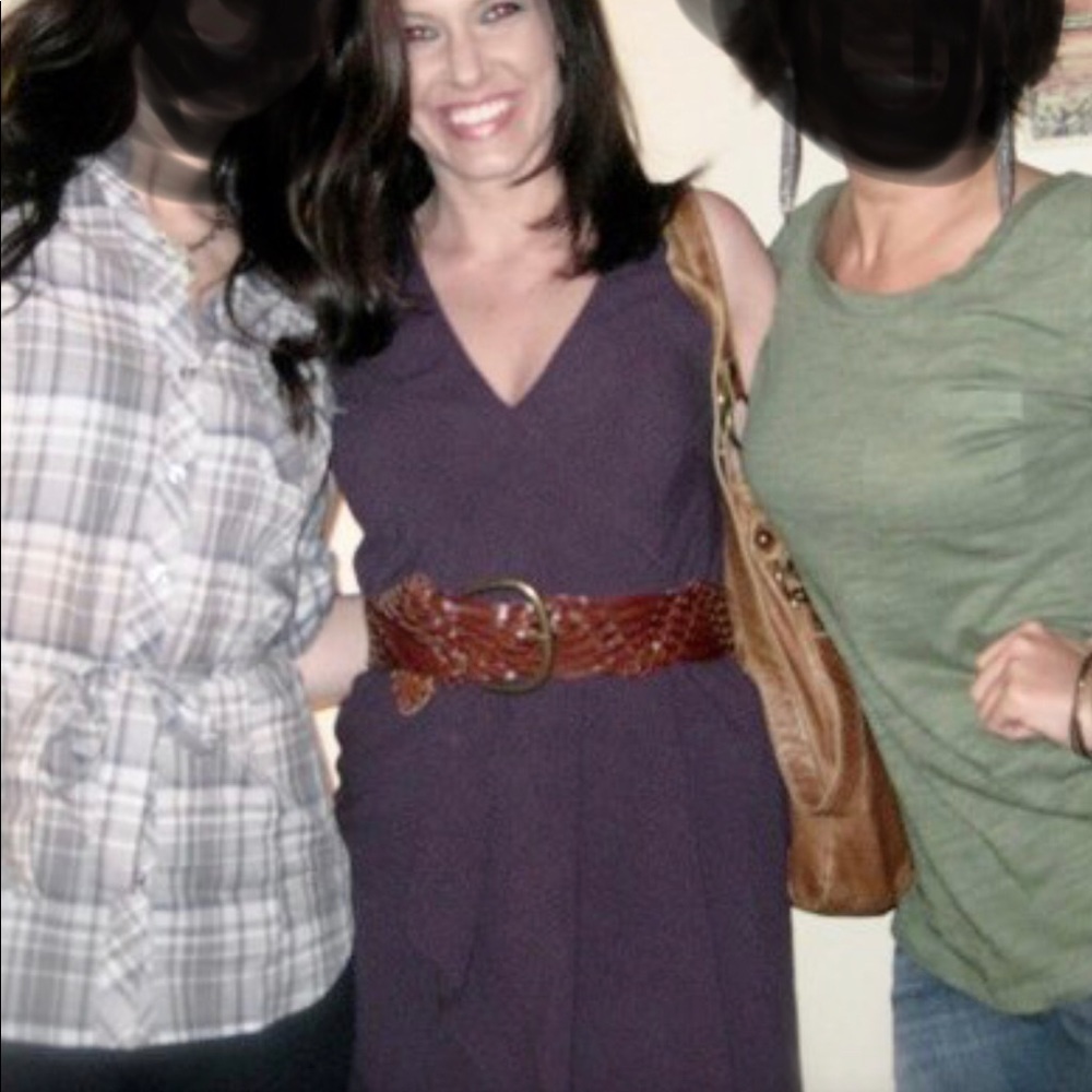 Eggplant colored dress